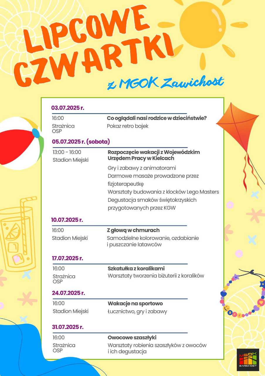 Lipcowe czwartki z MGOK Zawichost