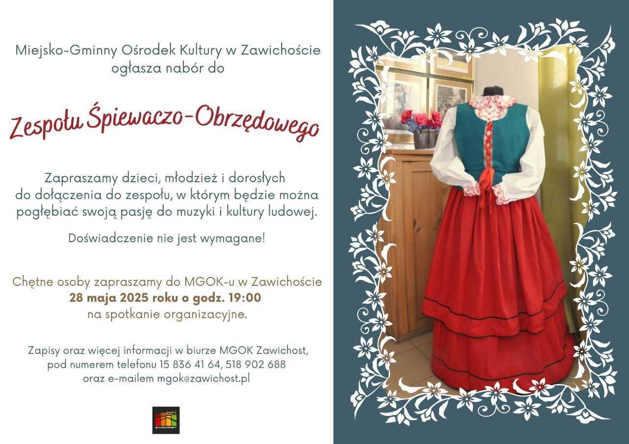 Nabór do Zespołu Śpiewaczo-Obrzędowego 