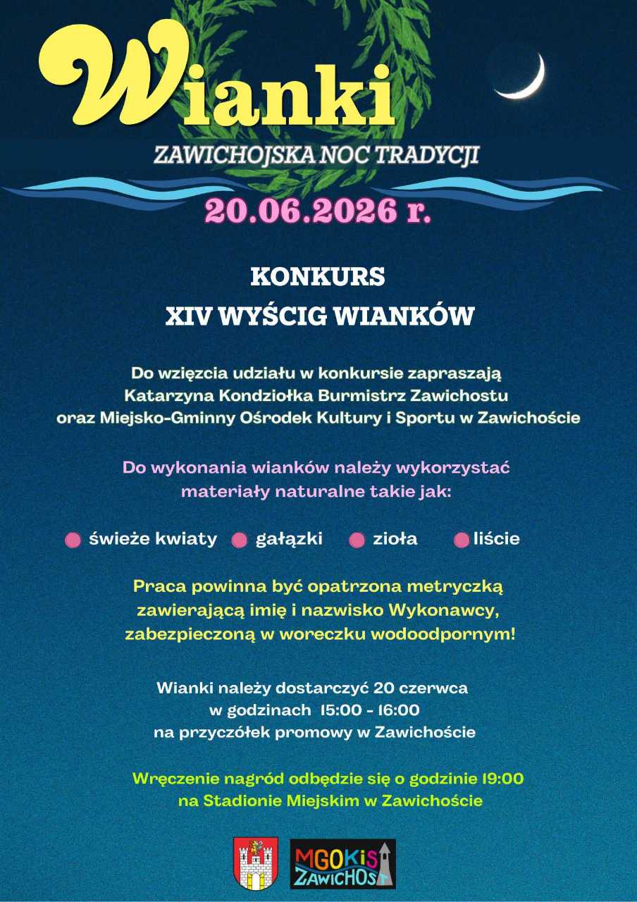 Regulamin konkursu XIV Wyścigu Wianków