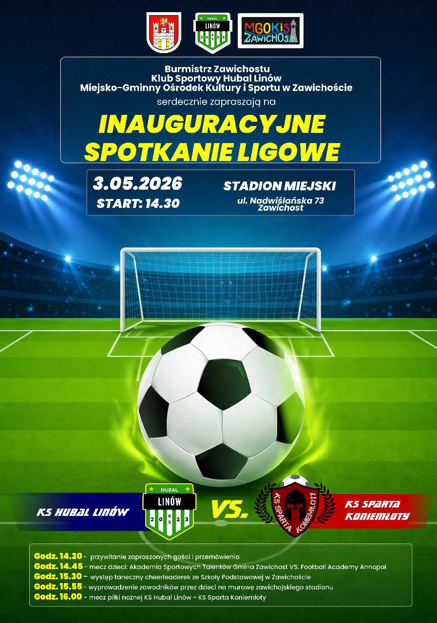 Inauguracyjne Spotkanie Ligowe - Regulamin Wydarzenia