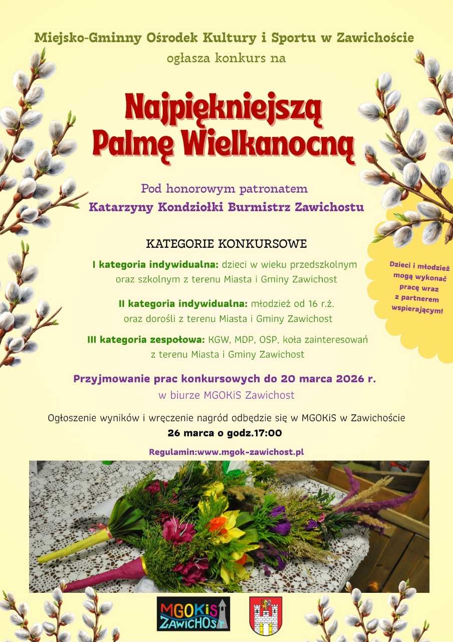 Konkurs na Najpiękniejszą Palmę Wielkanocną